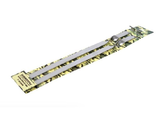 BOYSCOUT Шампуры для люля-кебаб, овощей 450х20х2 мм из НЕРЖАВЕЮЩЕЙ СТАЛИ, 2 шт в упаковке / 12